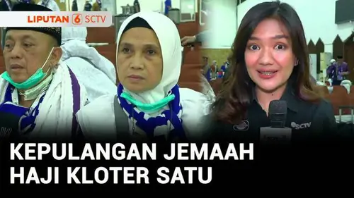  Kloter 1 Jemaah Haji Indonesia Tiba di Asrama Pondok Gede Jaktim