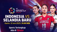 Indonesia vs New Zealand: AVC Women’s Volleyball Nations Cup 2025 (Dok. Vidio)