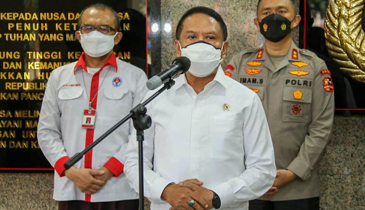 Menpora Zainudin Amali mengungkapkan bahwa BRI Liga 1 memiliki tujuan, salah satunya untuk mempersiapkan tim nasional karena pada tahun 2023 Indonesia akan menjadi tuan rumah Piala Dunia U-23. (Foto: Dok. Humas Kemenpora)