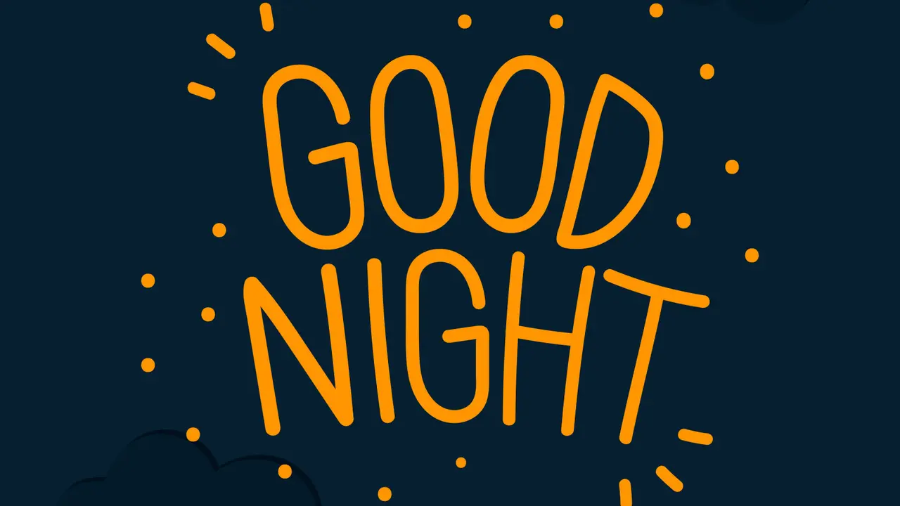 Ilustrasi ucapan selamat malam, selamat tidur