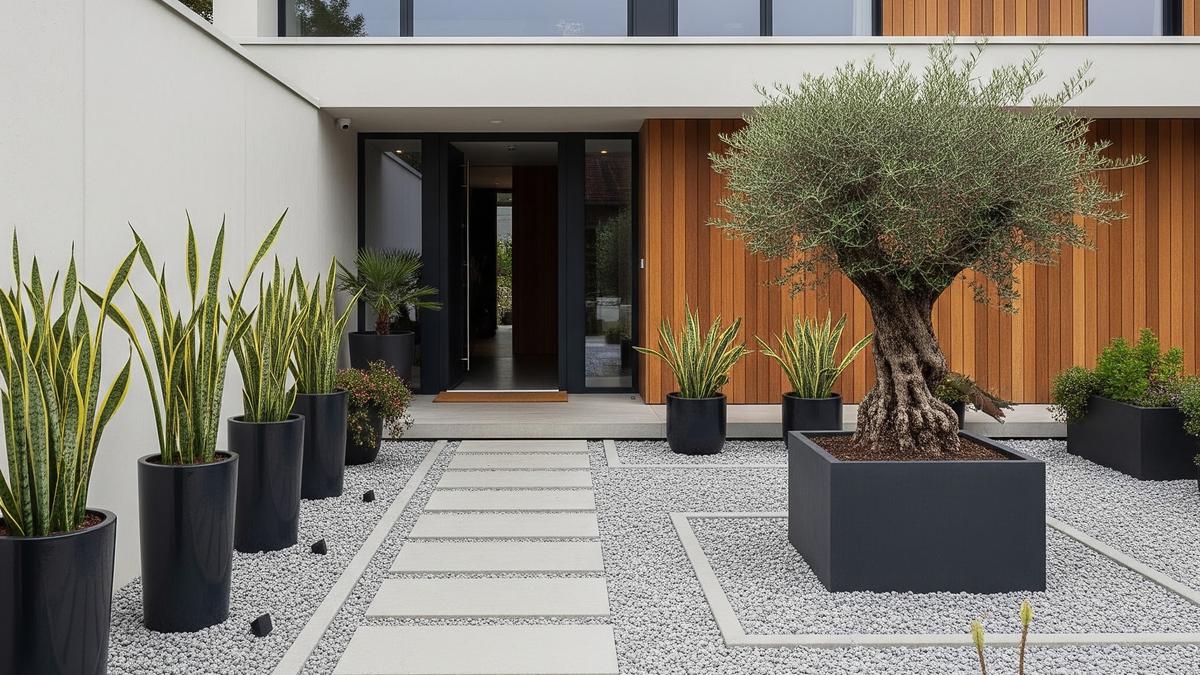 8 Model Taman Modern Tanpa Rumput yang Sedang Tren untuk Rumah Minimalis