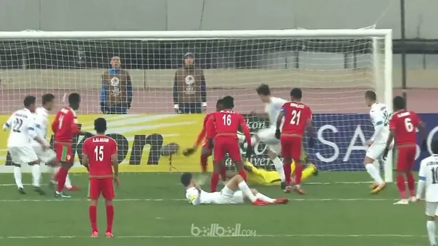 Berita video highlights Piala Asia U-23 2018, Uzbekistan vs Oman, dengan skor 1-0. This video presented by BallBall.