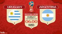 Kualifikasi Piala Dunia 2018 Uruguay Vs Argentina (Bola.com/Adreanus Titus)