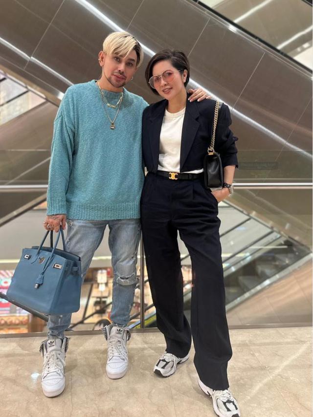 Caren Delano dan Melinda Babyanna. (Foto: Dok. Instagram @melinda.babyanna)