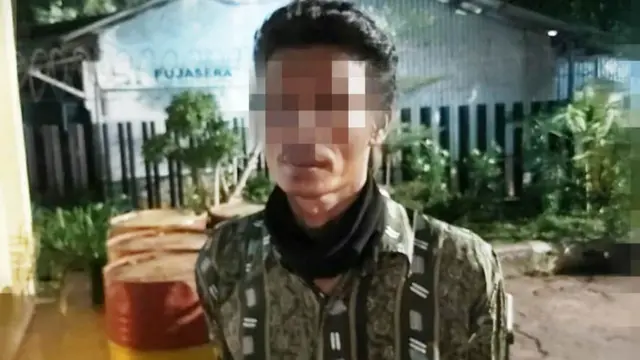 Hermanto, kuli bangunan asal Dusun Peron nekat merampok untuk memenuhi kebutuhan ekonomi keluarganya