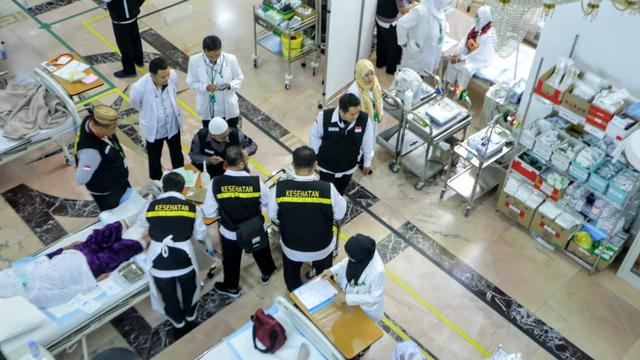 Penanganan Jemaah Haji Sakit di KKHI Makkah. Bahauddin/MCH