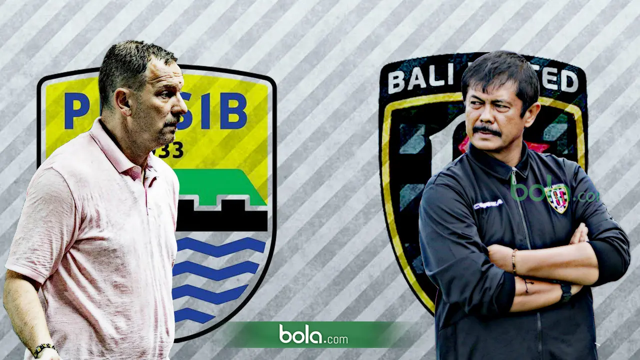 Dejan Antonic Persib Bandung vs Indra Sjafri Bali United (Bola.com/Samsul Hadi)