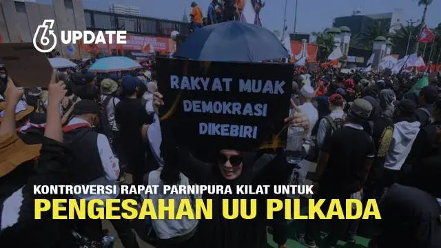 DPR batal mengesahkan Revisi Undang-Undang atau RUU Pilkada di rapat paripurna. Rencana rapat paripurna kilat DPR untuk pengesahan RUU Pilkada memicu gelombang demonstrasi di Jakarta dan di berbagai wilayah Tanah Air.