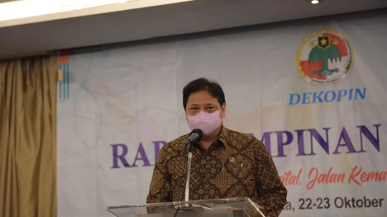Menteri Koordinator Bidang Perekonomian Airlangga Hartarto