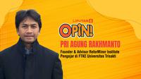 PRI AGUNG RAKHMANTO, Founder & Advisor ReforMiner Institute dan Pengajar di FTKE Universitas Trisakti