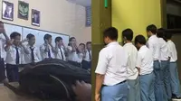 6 Momen Dihukum Guru saat di Sekolah Ini Bikin Nostalgia (sumber: Instagram.com/drama.sekolah dan Twitter.com/txtdaripelajar)