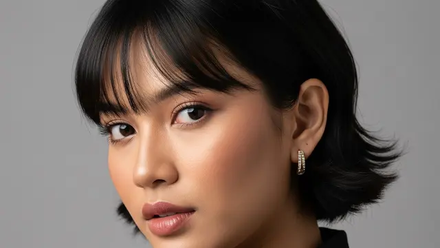 Model Rambut Pendek Wanita Sesuai Bentuk Wajah Lonjong
