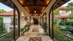 8 Inspirasi Lorong Rumah, Cocok untuk Penghubung Dua Bangunan