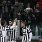 Selebrasi Pemain Juventus (REUTERS/Alessandro Bianchi)