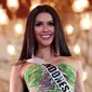 Bunga Jelitha Ibrani akan menjalani masa karantina pada 12-27 November 2017 mendatang. Untuk Grand Final Miss Universe 2017 akan berlangsung pada 26 November 2017 di The Axis at Planet Hollywood Las Vegas, Amerika Serikat.  (Deki Prayoga/Bintang.com)