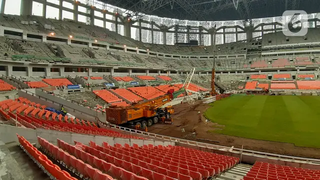 FOTO: Perkembangan Pembangunan Jakarta International Stadium
