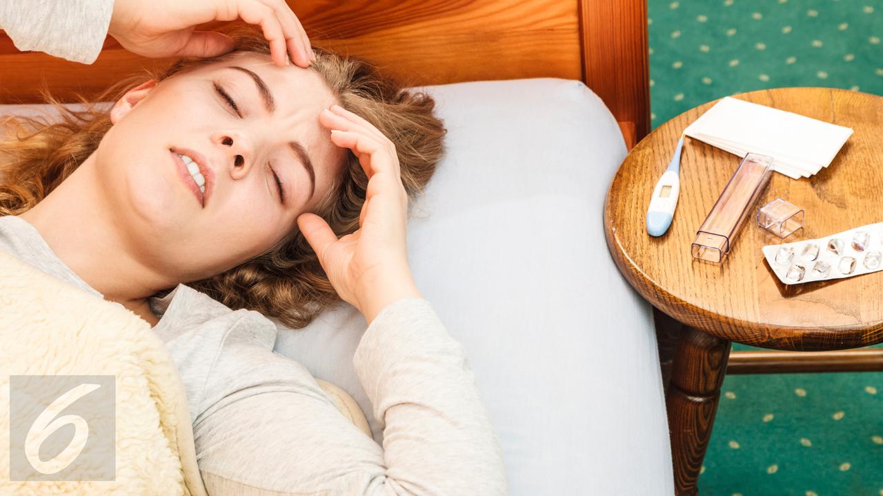 Ilustrasi Sakit Flu dan Demam