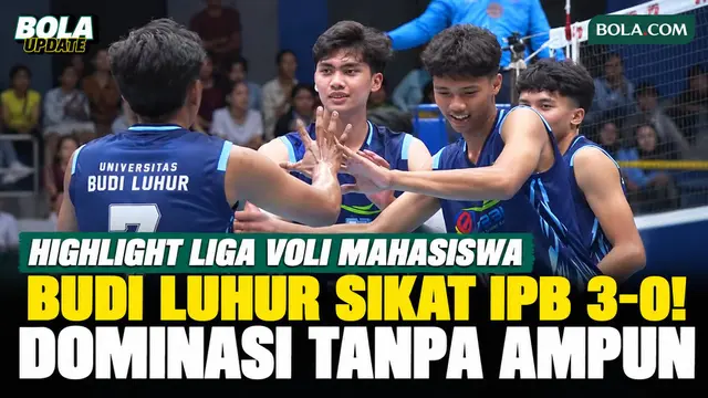 Highlight Liga Voli Mahasiswa Seri Jakarta 2026: Budi Luhur Jakarta Libas IPB Bogor 3-0, Dominasi Tanpa Ampun!