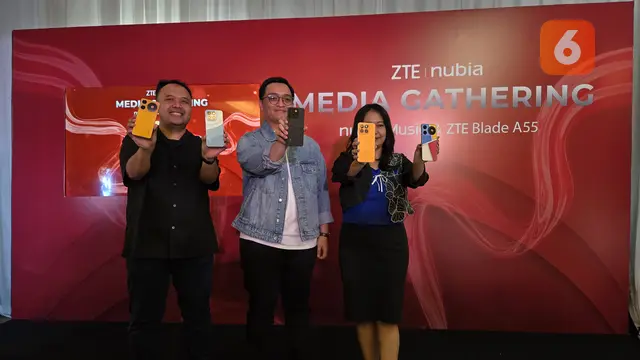 ZTE merilis Nubia Music dan Nubia Blade A55. (Liputan6.com/ Agustin Setyo Wardani)