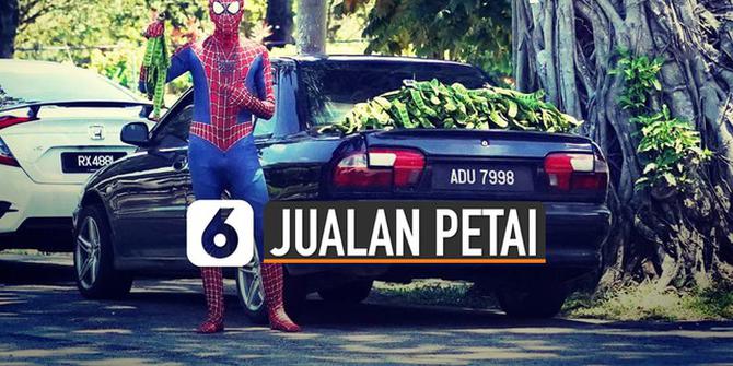 VIDEO: Viral Spiderman Jualan Petai