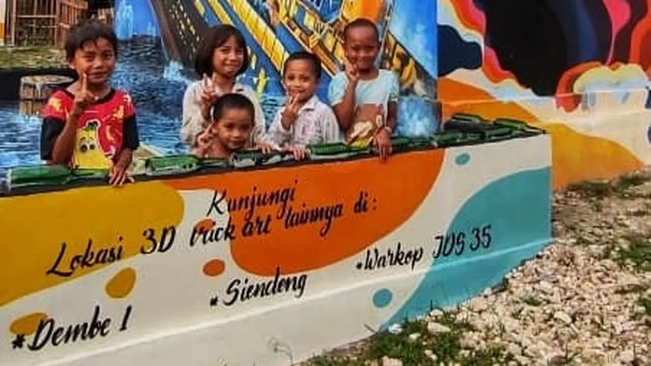 Rumah Mural di Gorontalo. Dok Kementerian PUPR