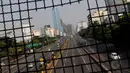 Sejumlah jalan protokol Ibu Kota tampak lengang karena bertepatan dengan libur Hari Raya Idul Adha 1435 H, Jakarta, (5/10/14). (Liputan6.com/Johan Tallo)