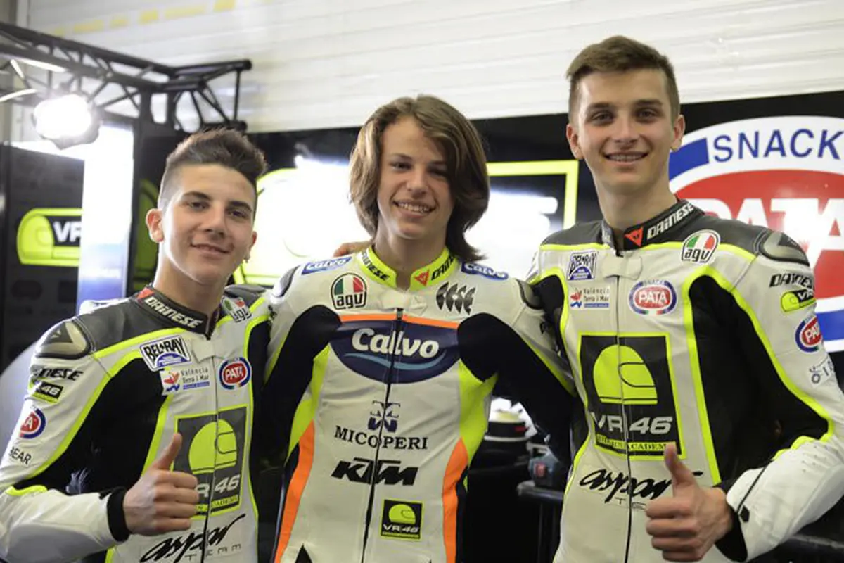 Andrea Migno, Nicolo Bulega, Luca Marini