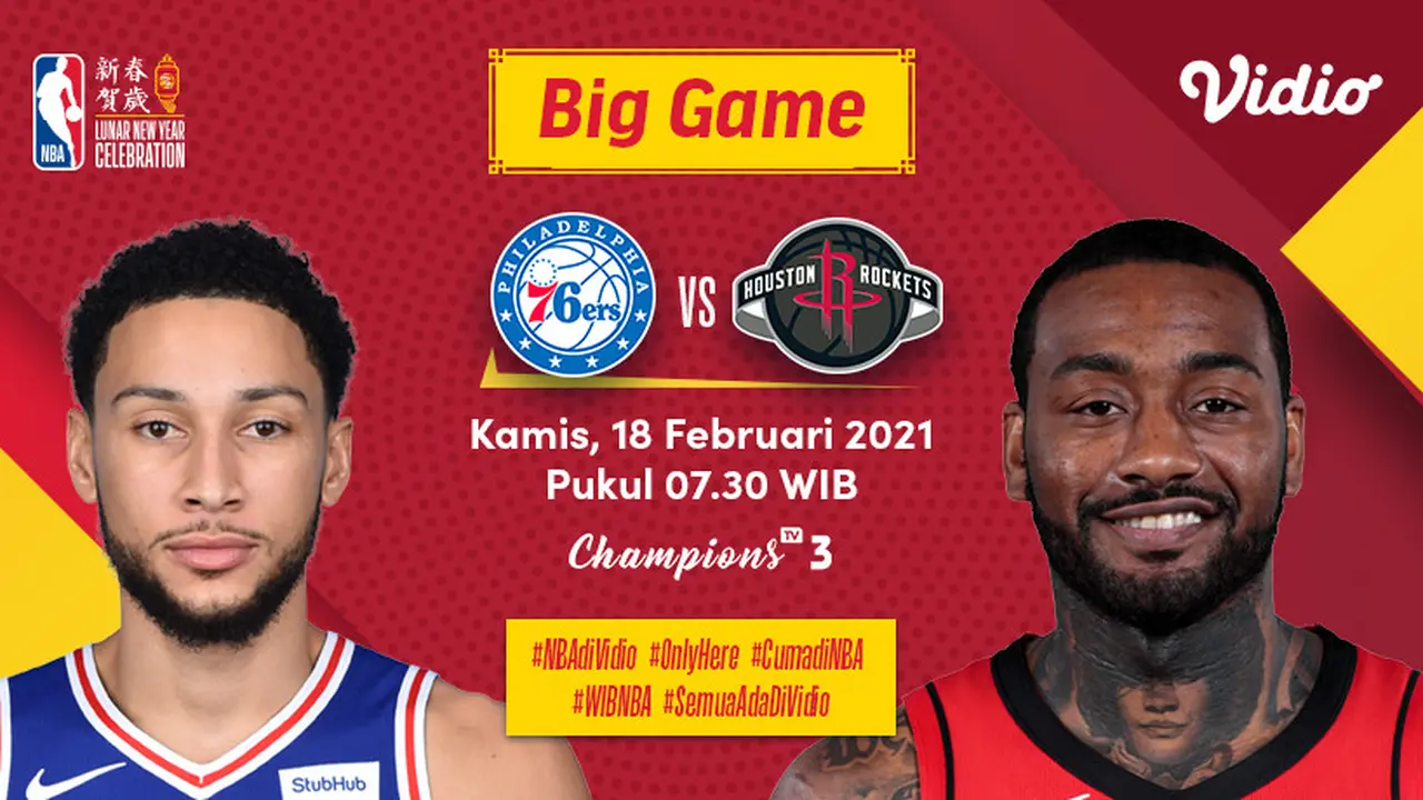 Big Game NBA - Sixers vs Rockets