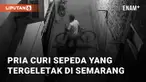Pria terekam mencuri sepeda di Jalan Tambakboyo, Kota Semarang. Peristiwa ini terjadi pada Sabtu (14/09/2024) sekitar pukul 04.00 WIB