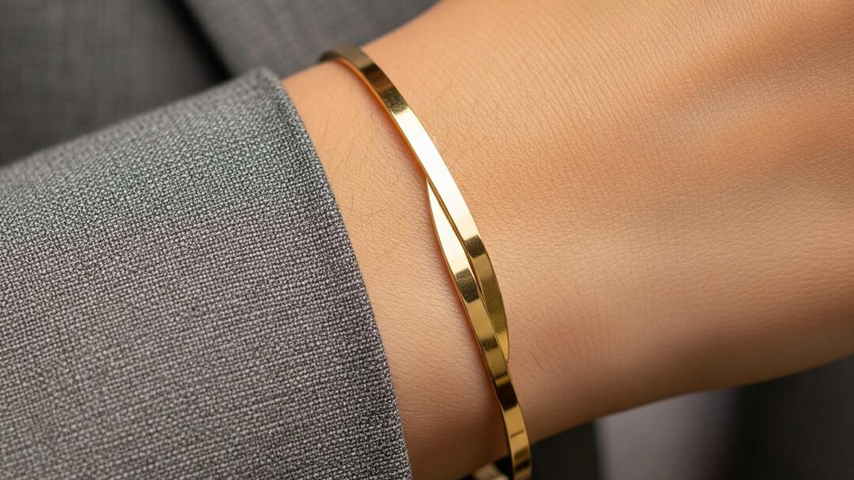 Desain Gelang Emas Simpel untuk Hadiah Ulang Tahun, Elegan dan Berkesan