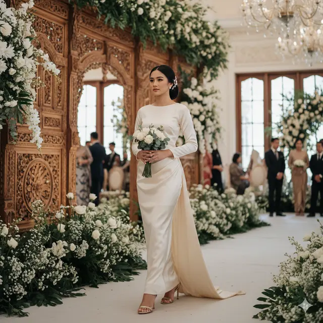 Model Baju Bridesmaid Polos yang Elegan