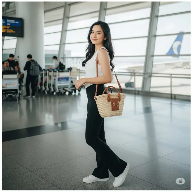 6 Outfit Bandara Super Kece dan Nyaman, Tampil Modis Tanpa Ribet