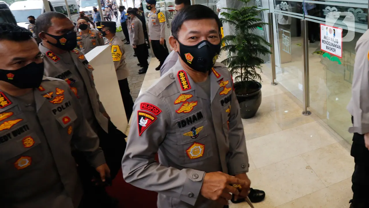 Komjen Pol Listyo Sigit Prabowo tiba di DPR RI
