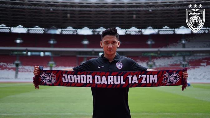 Johor Darul Ta'zim berencana untuk langsung meminjamkan Syahrian Abimanyu ke klub luar negeri karena dianggap sebagai investasi jangka panjang. (dok. Johor Darul Ta'zim)