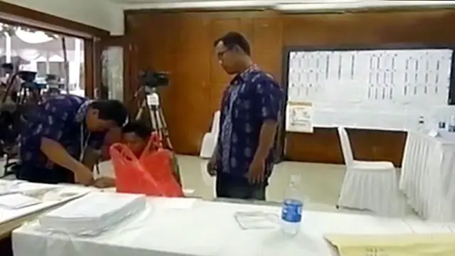 Penghitungan Suara Hasil Pemilu 2014 di TPS SBY