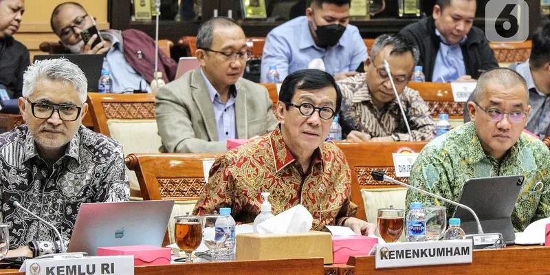 RUU Ekstradisi Buronan dengan Pemerintah Singapura Jadi Bahasan Menkumham dan DPR