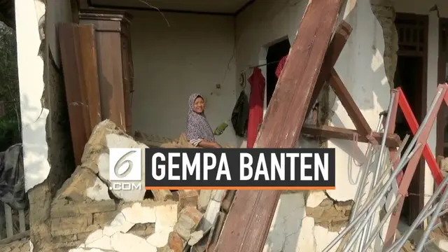 Gempa Banten berkekuatan magnitudo 6,9 Jumat (2/8) malam rusak lebih dari 100 rumah di Pandeglang Banten. Kerusakan terparah ada di kecamatan Mandalawangi.