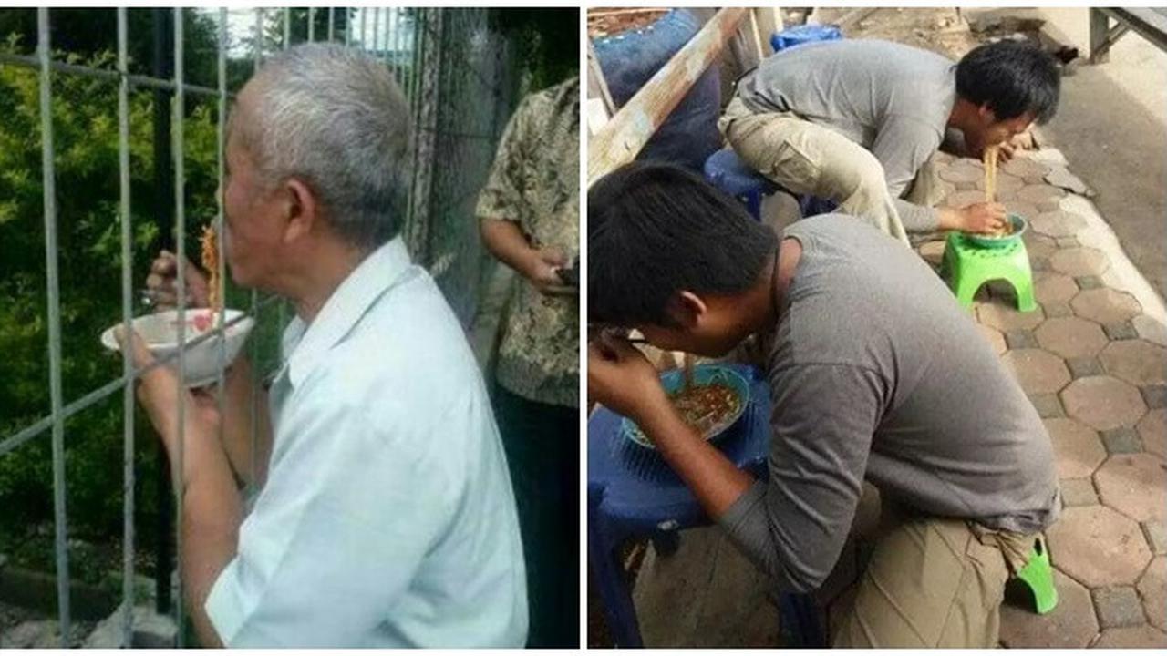 6 Potret Orang Menyusahkan Diri saat Makan Mi Ini Bikin Geleng Kepala