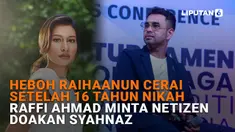 Heboh Raihaanun Cerai Setelah 16 Tahun Nikah, Raffi Ahmad Minta Netizen Doakan Syahnaz