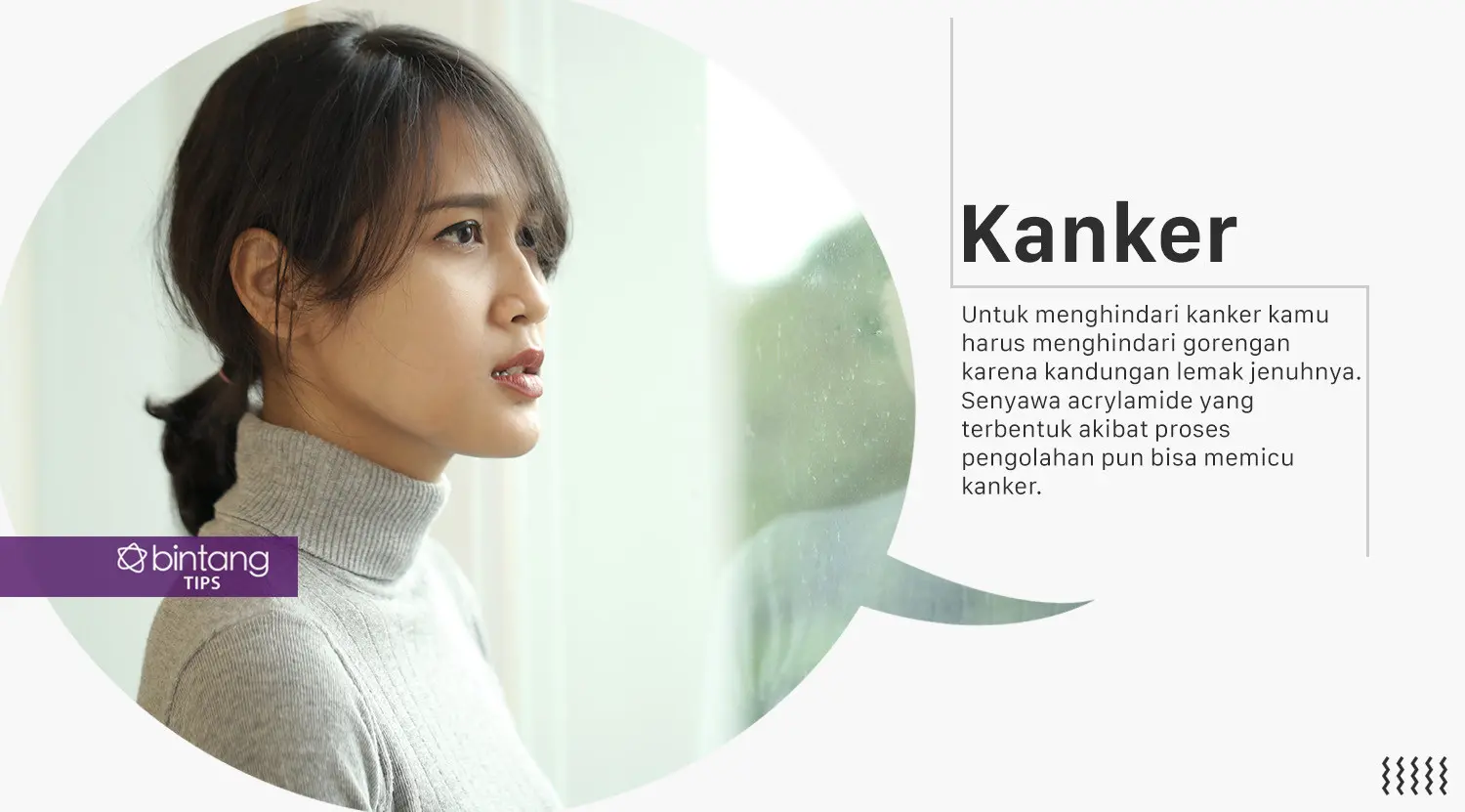 Ini akibatnya kalau kamu kebanyakan makan gorengan. (Foto: Daniel Kampua, Digital Imaging: M. Iqbal Nurfajri/Bintang.com)