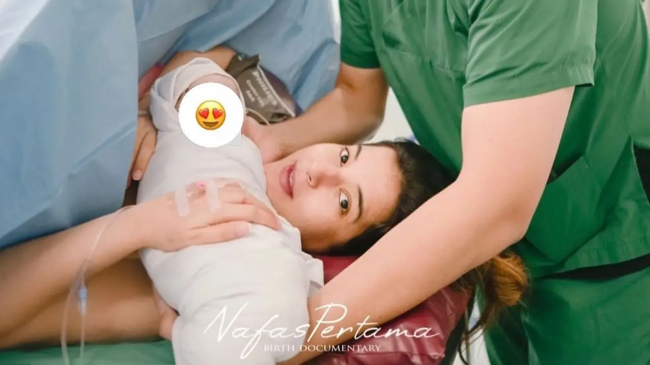 Tasya Farasya melahirkan anak kedua (Foto: Instagram tasyafarasya/nafaspertama)