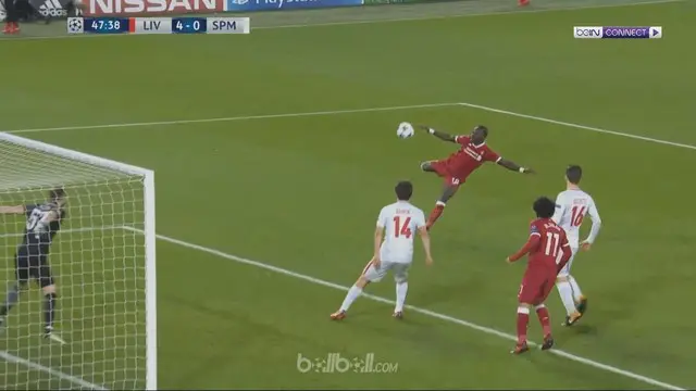 VIDEO: Highlights Liga Champions, Liverpool Vs Spartak Moscow 7-0