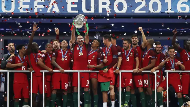 Foto Piala Eropa: 5 Fakta Menarik usai Laga Imbang 2-2 Portugal Kontra Prancis di Euro 2020, Termasuk Cristiano Ronaldo Sejajar Ali Daei