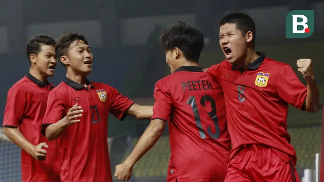 Semifinal Piala AFF U-19 2022 antara Timnas Laos U-19 Melawan Timnas Thaliand U-19