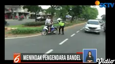 Sebagian besar pelanggaran yang dilakukan adalah tidak mengenakan helm, tidak membawa surat berkendara hingga membawa muatan berlebih.