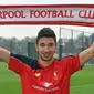 Bintang muda Serbia, Marko Grujic, resmi bergabung dengan Liverpool dari Red Star Belgrade, Rabu (6/1/2016). (Liverpool).