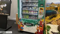 Indonesia Halal Vending Machine di Tokyo berisi berbagai produk-produk Nusantara. Dok: KBRI Tokyo