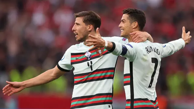 Foto Piala Eropa: Penerus Cristiano Ronaldo, Ruben Dias Si Bintang Muda Portugal di Euro 2020