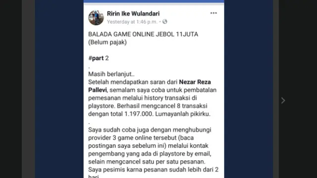 Lalai Awasi Anak, Wanita Ini Harus Bayar Tagihan Gim Online Rp 11 Juta