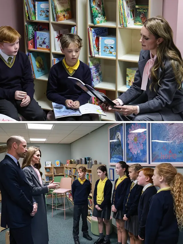 Kate Middleton dan Pangeran William Kenakan Gelang Serasi yang Diberikan kepada Mereka Saat Kunjungan Emosional